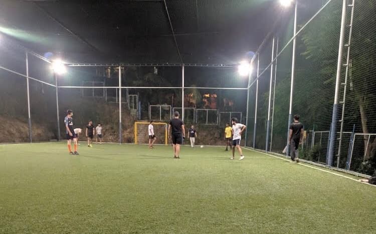 Football action shot